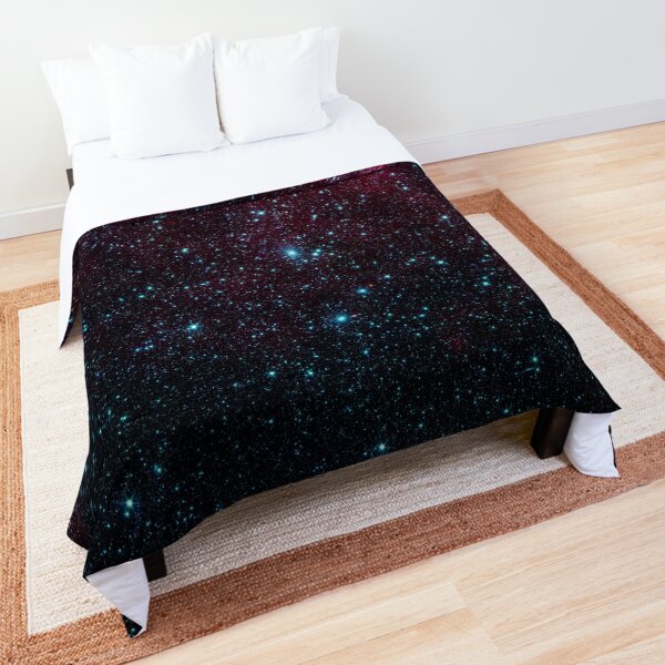 Glittering Star Galaxy Comforter