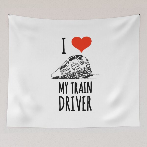 Item preview, Train I love my train driver USA railway  designed and sold by Tropical Blood.