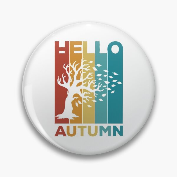 Item preview, Hello Autumn - Retro Vintage Design for Fall lovers designed and sold by Kipcio.