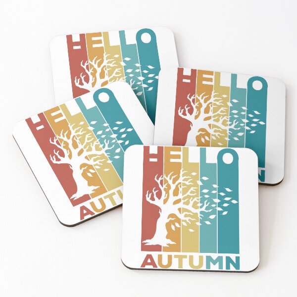 Item preview, Hello Autumn - Retro Vintage Design for Fall lovers designed and sold by Kipcio.