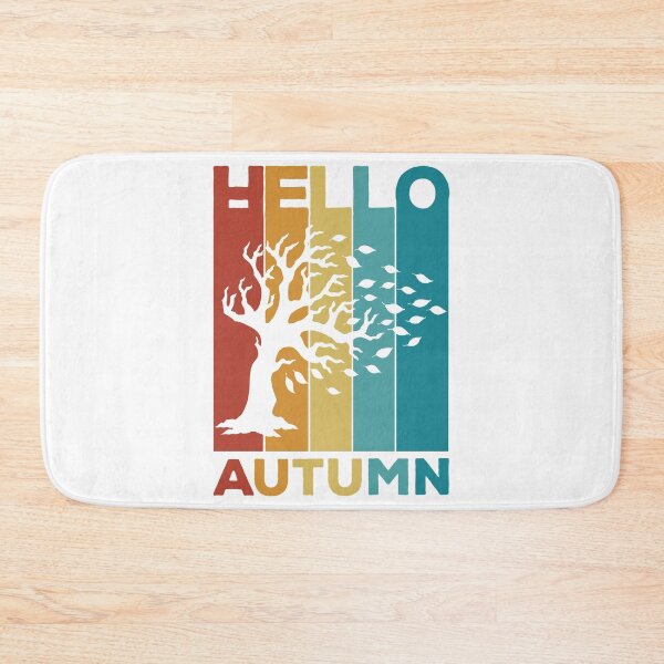 Item preview, Hello Autumn - Retro Vintage Design for Fall lovers designed and sold by Kipcio.