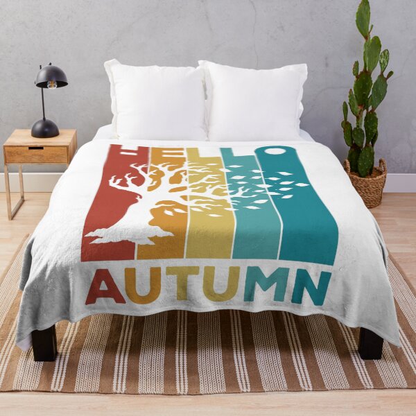 Item preview, Hello Autumn - Retro Vintage Design for Fall lovers designed and sold by Kipcio.