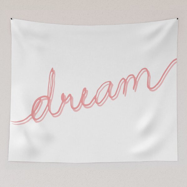 Item preview, Dream Text Art Print designed and sold by lineartdesigns.