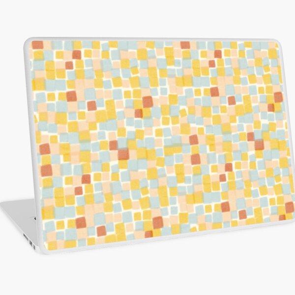 Beach squares Laptop Skin