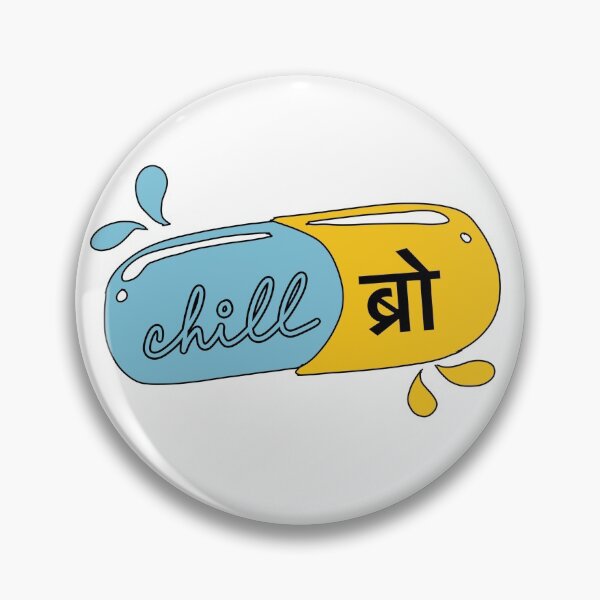 Item preview,  Chill Bro hinglish desi humor  designed and sold by creativepod.