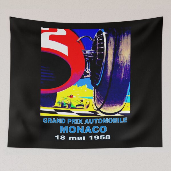 Item preview, MONACO GRAND PRIX;quot; Vintage Auto Racing Print designed and sold by posterbobs.