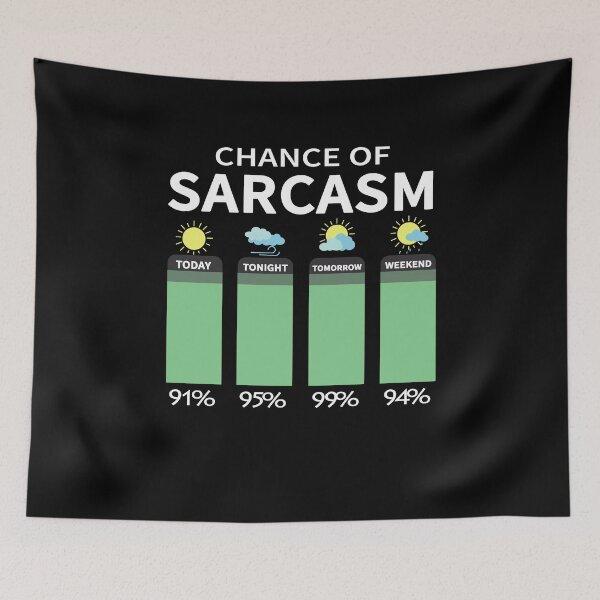 Item preview, Chance Of Sarcasm designed and sold by clickmostro.