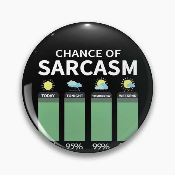 Item preview, Chance Of Sarcasm designed and sold by clickmostro.