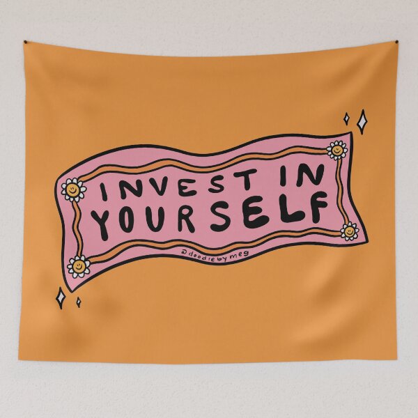Item preview, Invest in Yourself designed and sold by doodlebymeg.