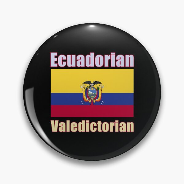 Item preview, Ecuadorian Valedictorian With Flag designed and sold by artfulnotebook.
