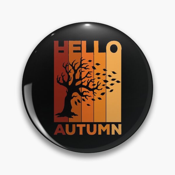Item preview, Hello Autumn - Retro Vintage Design for Fall lovers designed and sold by Kipcio.