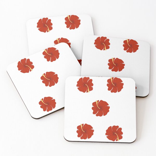 Item preview, Hibiscus exotic red flower designed and sold by wiwiart.