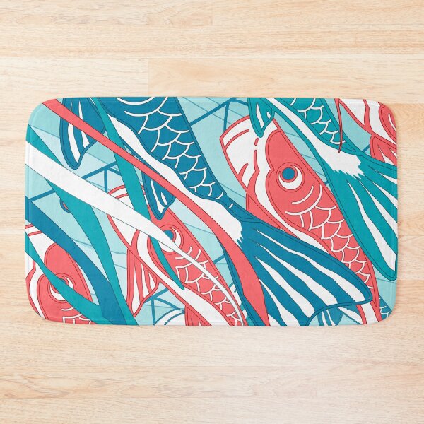 Item preview, The cute Japanese koinobori pattern with koi carp designed and sold by AnGoArt.