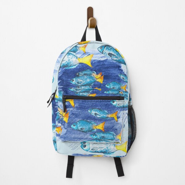 Item preview, watercolor painted fishes designed and sold by VinBasis.