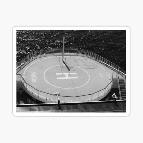 Item preview, Ship Helicopter Pad On A Cruise Ship designed and sold by Michael McGimpsey.