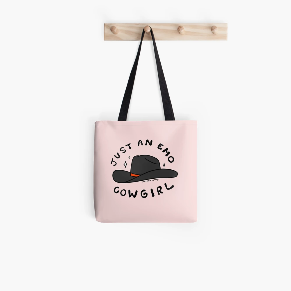 Cowgirl Tote Bag various colours – Jessica Sharville illustration