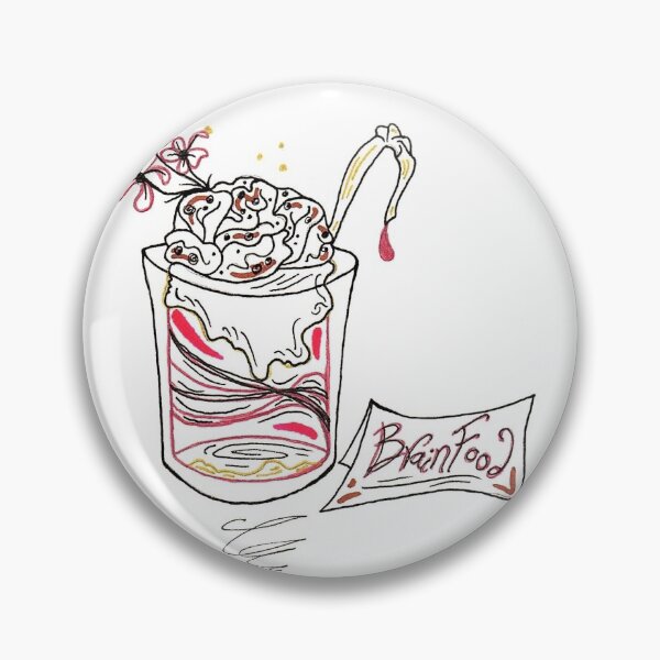 Item preview, Brainfood - Zombie Illustration designed and sold by Molly-Lenore.