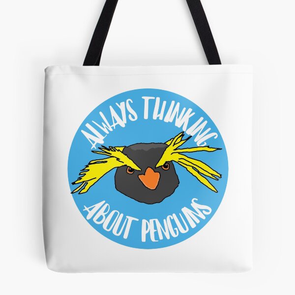 Item preview, Always Thinking About Penguins (Rockhopper Design) designed and sold by RevolutionInPaint.