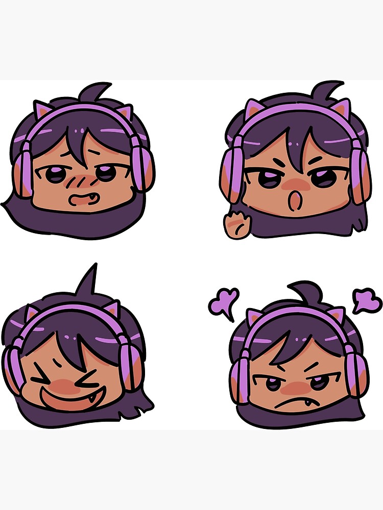 Discord Cat Emote / Emote Set Set of 3 Discord Emojis / Funny