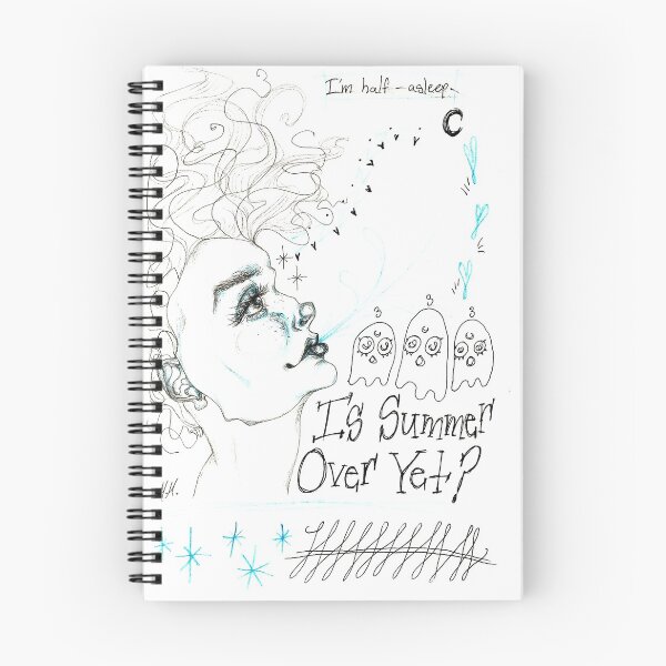 Item preview, Summer Ghosts Art Journal Drawing designed and sold by Molly-Lenore.