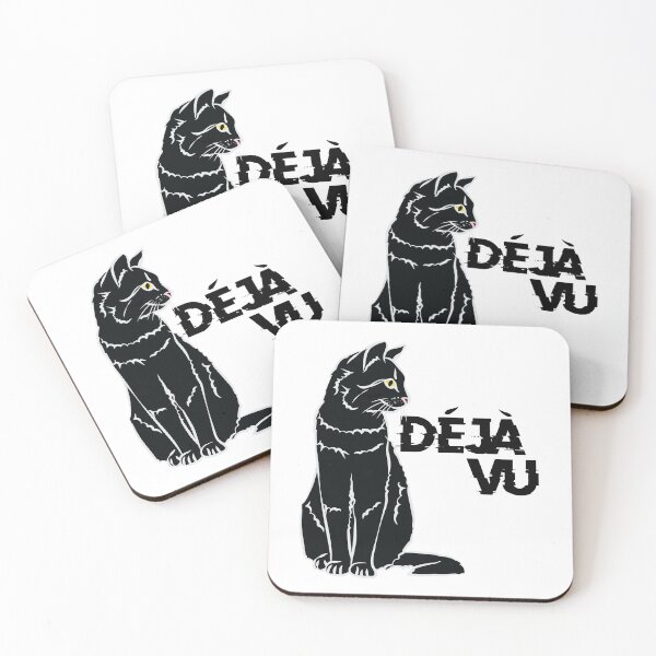 Item preview, Deja Vu Black Cat designed and sold by TravelScientist.