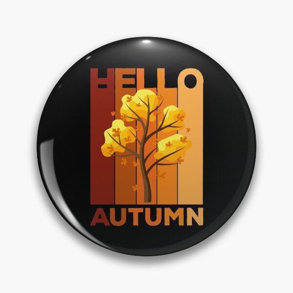 Item preview, Hello Autumn - Retro Vintage Design for Fall lovers designed and sold by Kipcio.