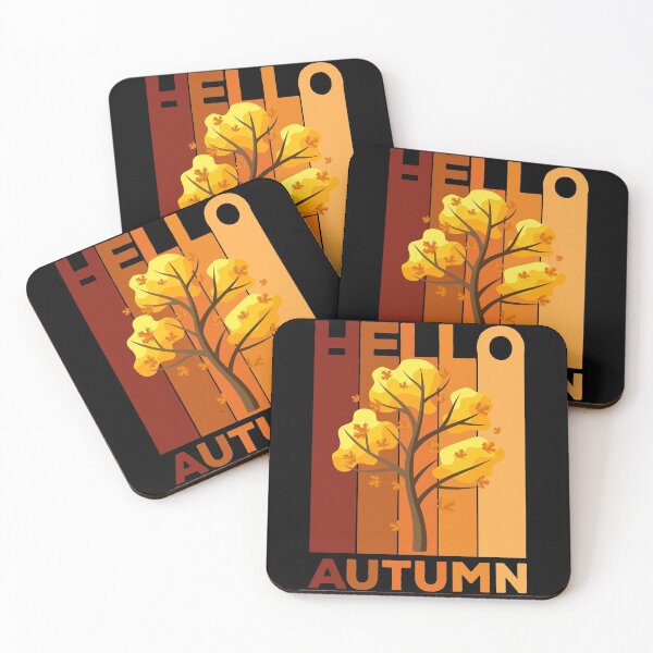 Item preview, Hello Autumn - Retro Vintage Design for Fall lovers designed and sold by Kipcio.