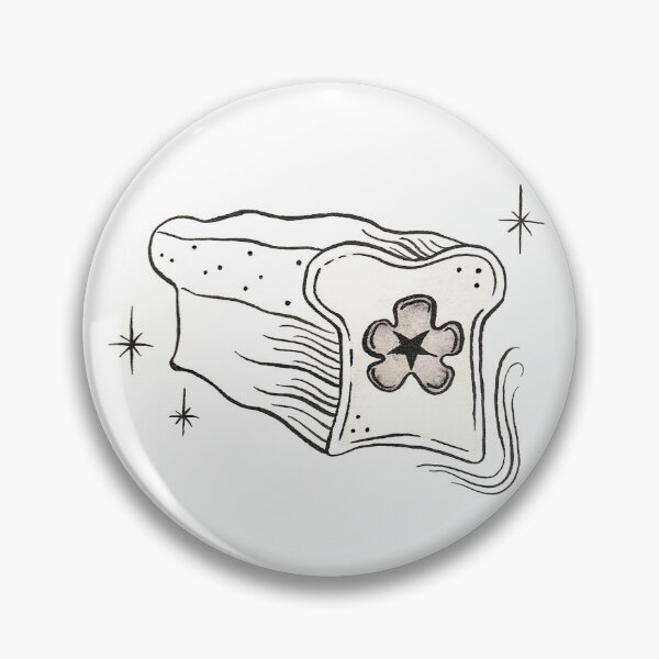 Item preview, Floral Toast - Monotone designed and sold by Molly-Lenore.