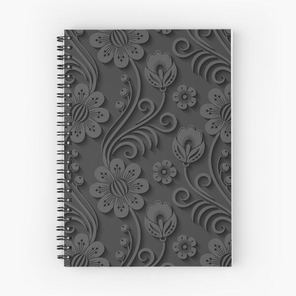 Item preview, 3D Black Floral Elegant Ornament designed and sold by Ross-Sergey.