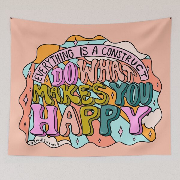 Item preview, Do What Makes You Happy designed and sold by doodlebymeg.