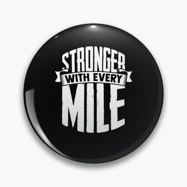 Item preview, Stronger With Every Mile Field Runner Long Distance Runners designed and sold by Nessshirts.