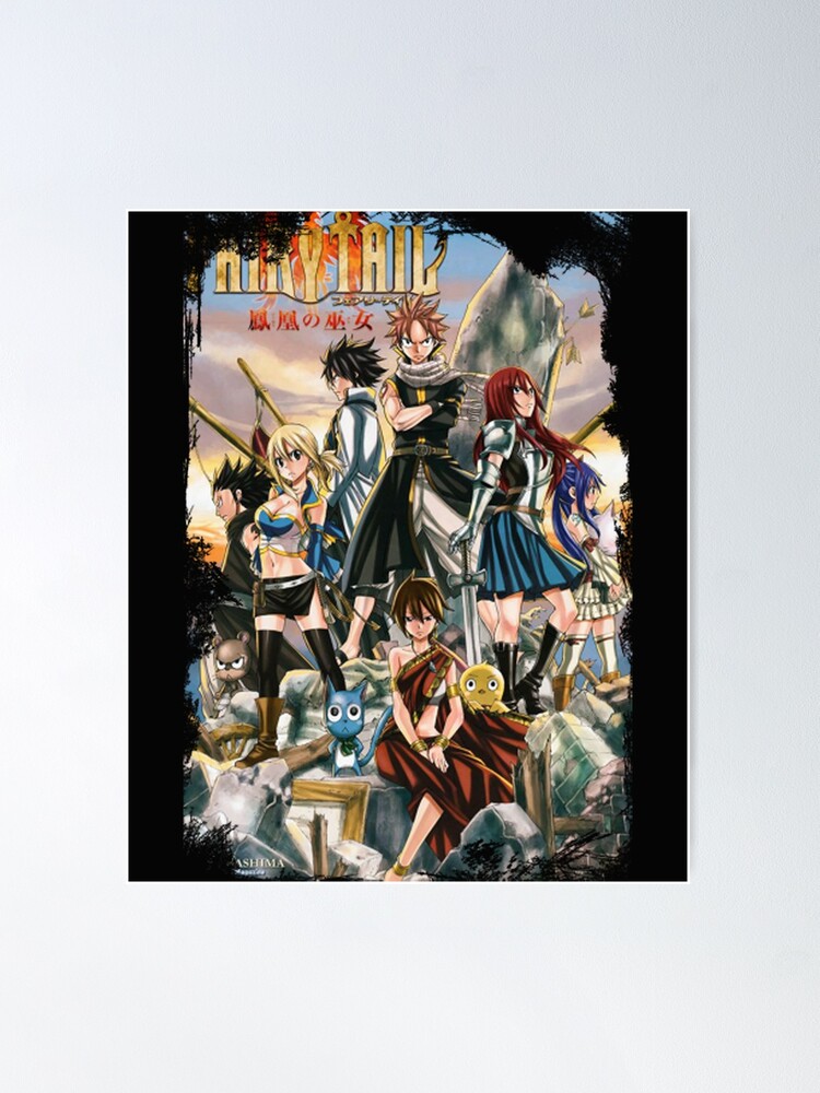 Fairy Tail Guild Anime Manga Art Print Poster, Various sizes from