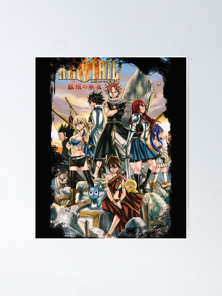 Fairy Tail Characters Anime Poster