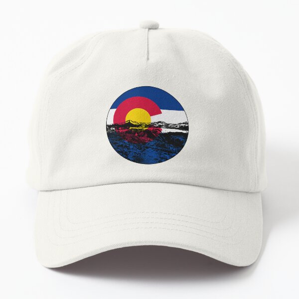 Colorado State Flag with Mountains Dad Hat