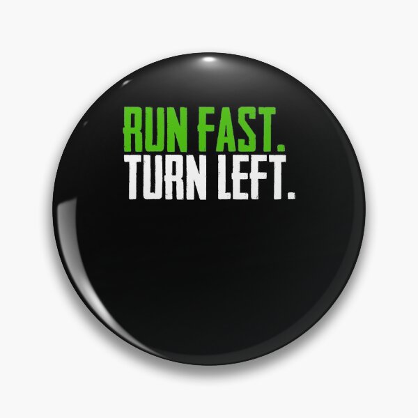 Item preview, Run Fast Turn Left Love Running Trail Runners Marathon designed and sold by Nessshirts.
