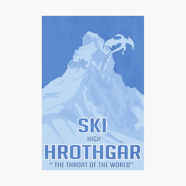 Ski Hrothgar Photographic Print