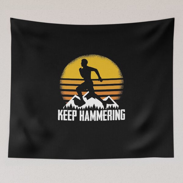 Item preview, Keep Hammering Long Distance Running Technique Miles Runner designed and sold by Nessshirts.