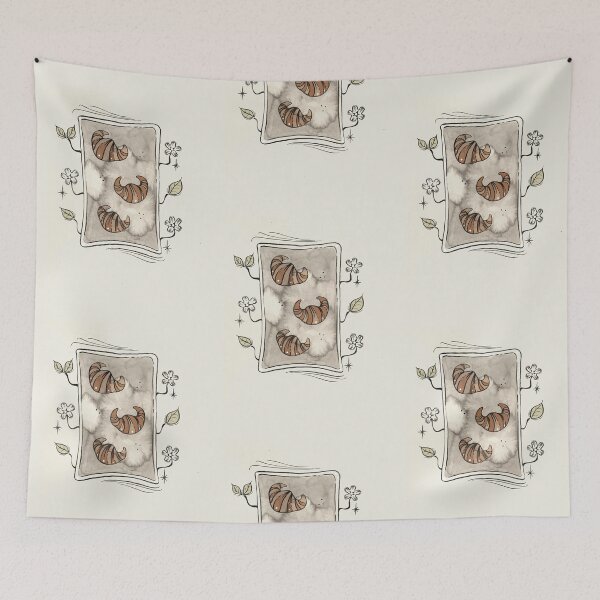 Item preview, Floral Croissant designed and sold by Molly-Lenore.