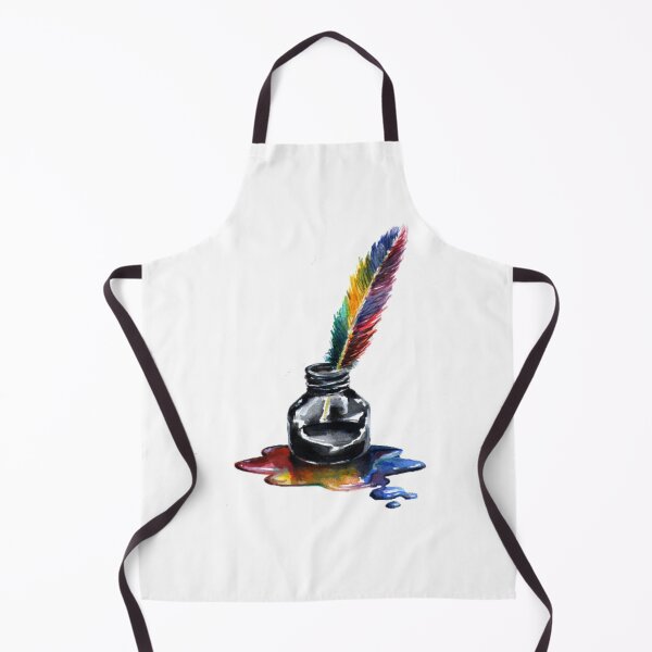 Item preview, inkpot with a wing as pen..... designed and sold by VIVEK KUMAR RAI.
