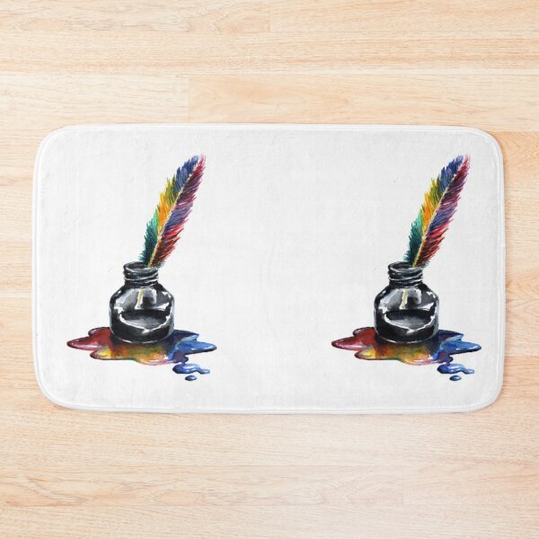 Item preview, inkpot with a wing as pen..... designed and sold by VIVEK KUMAR RAI.