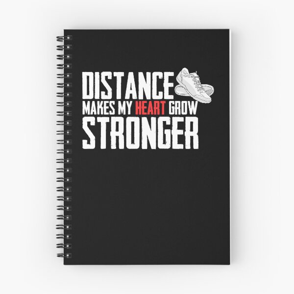 Item preview, Distance Makes My Heart Grow Stronger Runner Enthusiasts designed and sold by Nessshirts.