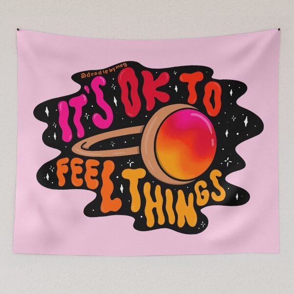 Item preview, It's Ok to Feel Things designed and sold by doodlebymeg.