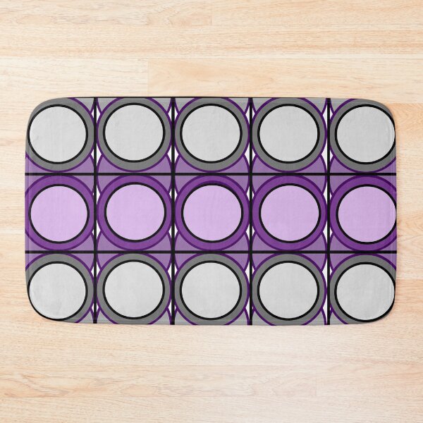 Item preview, Lilac and Grey Circular Pattern designed and sold by angielovely.