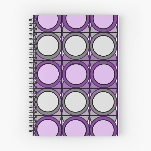 Item preview, Lilac and Grey Circular Pattern designed and sold by angielovely.