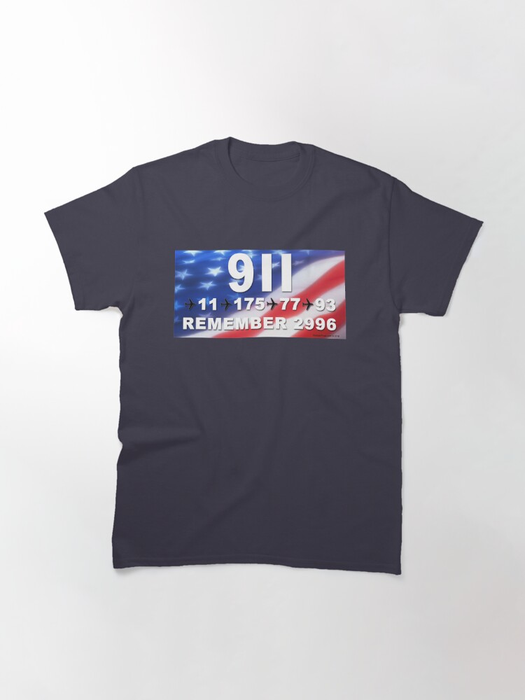 Alternate view of 9-11 Numbers Classic T-Shirt