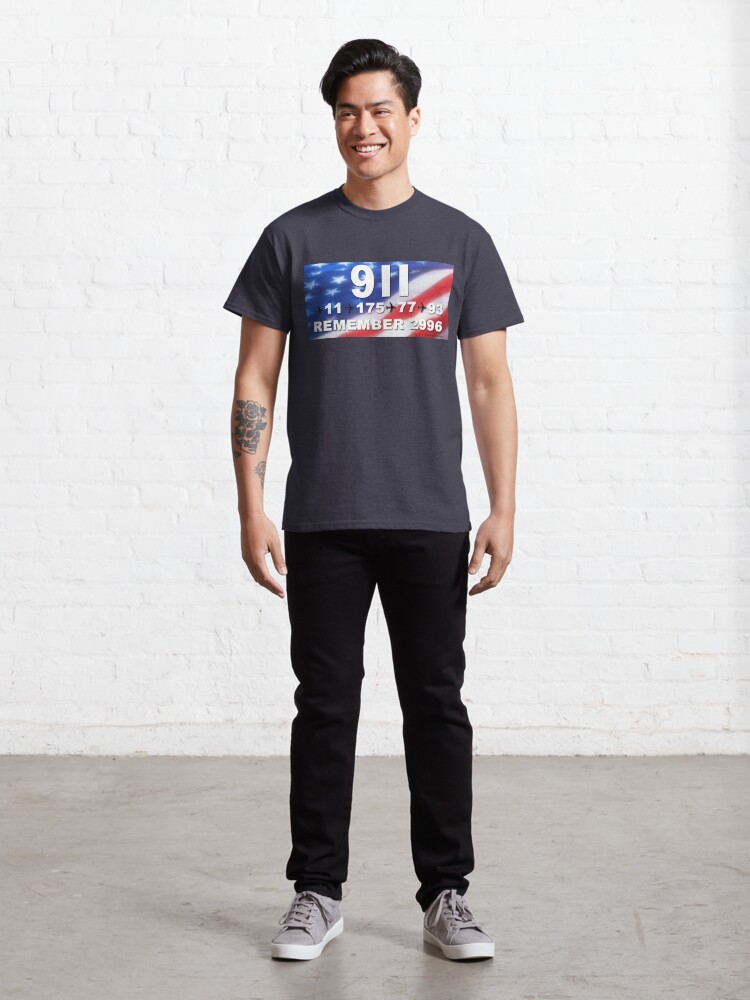 Alternate view of 9-11 Numbers Classic T-Shirt