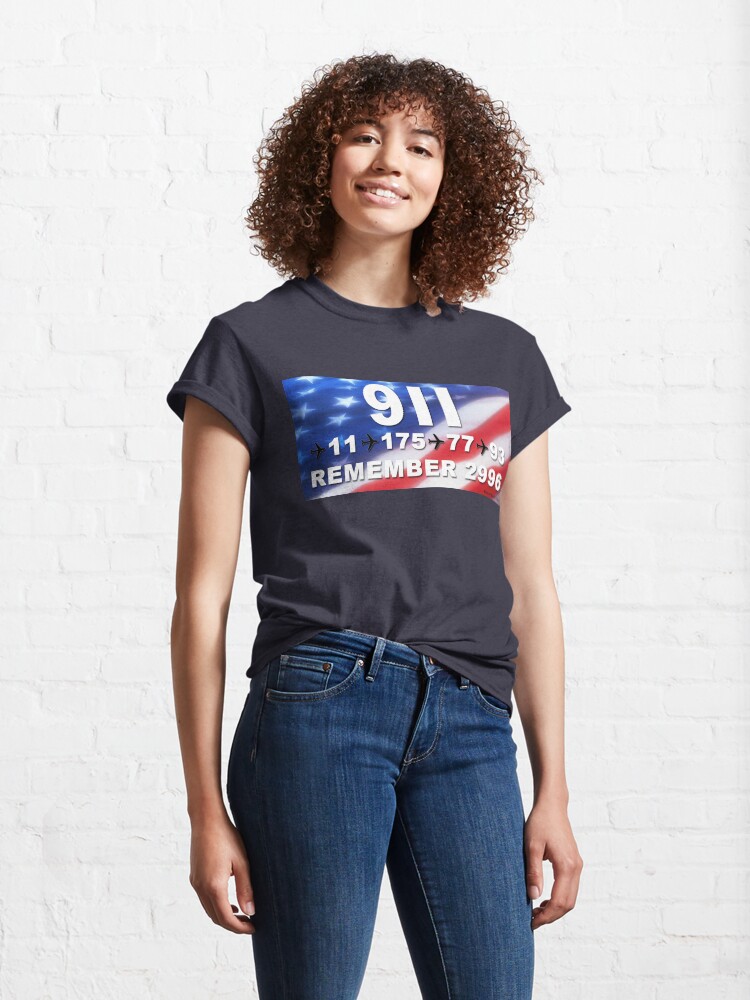 Alternate view of 9-11 Numbers Classic T-Shirt