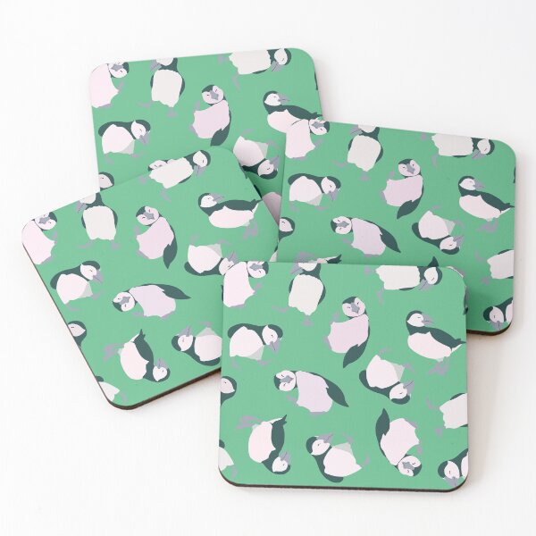 Item preview, puffins pattern designed and sold by scribbli.
