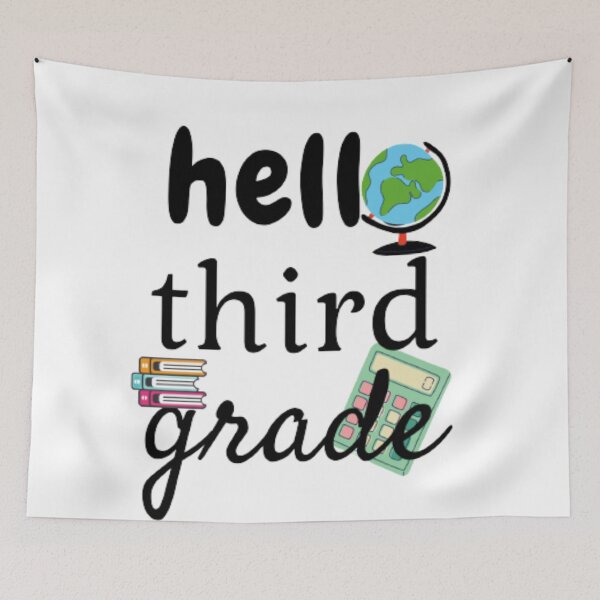 Item preview, hello third grade  designed and sold by Kristina-sw.