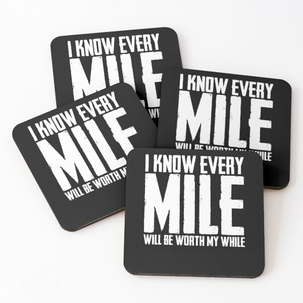 Item preview, I Know Every Mile Will Be Worth My While Love Running designed and sold by Nessshirts.